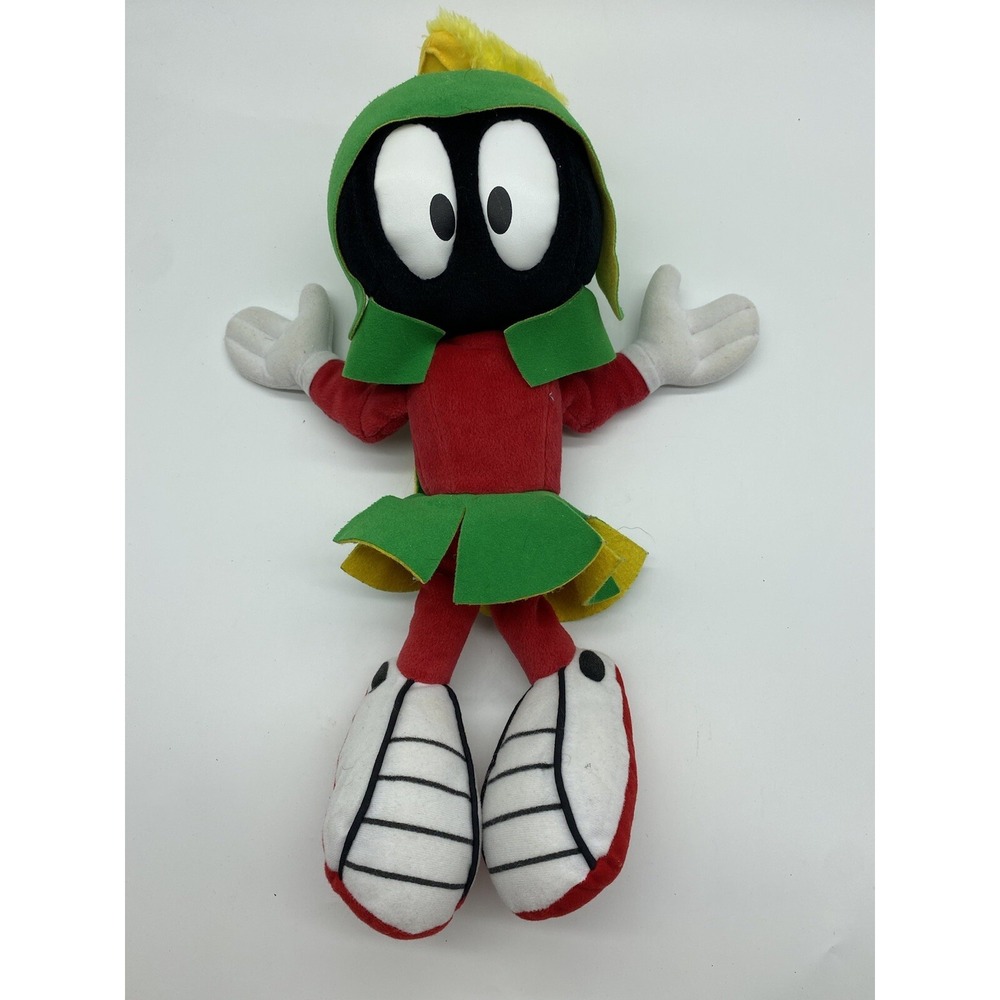 Vintage TALKING Looney Tunes MARVIN the MARTIAN Plush By Applause Works‎ Great